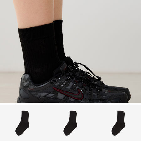 COURIR PACK CHAUSSETTES X3 MID CREW NOIR MIXTE