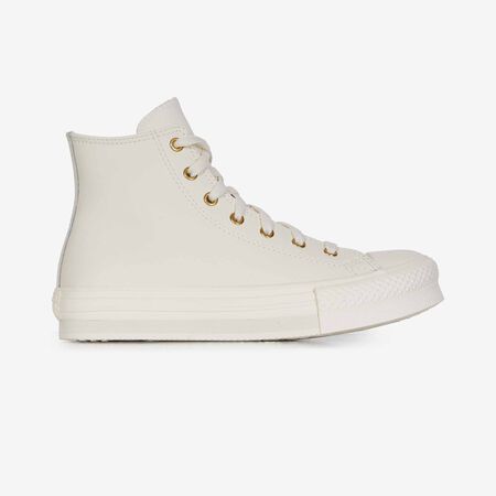 CONVERSE chuck taylor all star CHUCK TAYLOR ALL STAR EVA LIFT HI LEATHE BEIGE/OR JUNIOR