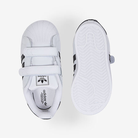 ADIDAS ORIGINALS superstar SUPERSTAR II CF BLANC/NOIR B&Eacute;B&Eacute;