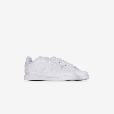 ADIDAS ORIGINALS stan smith STAN SMITH TREFOIL BLANC/ROSE BÉBÉ