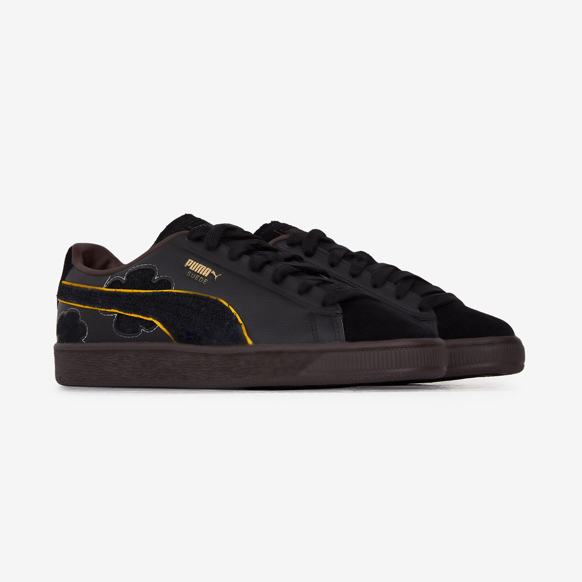 Puma suede bordeaux et noir outlet