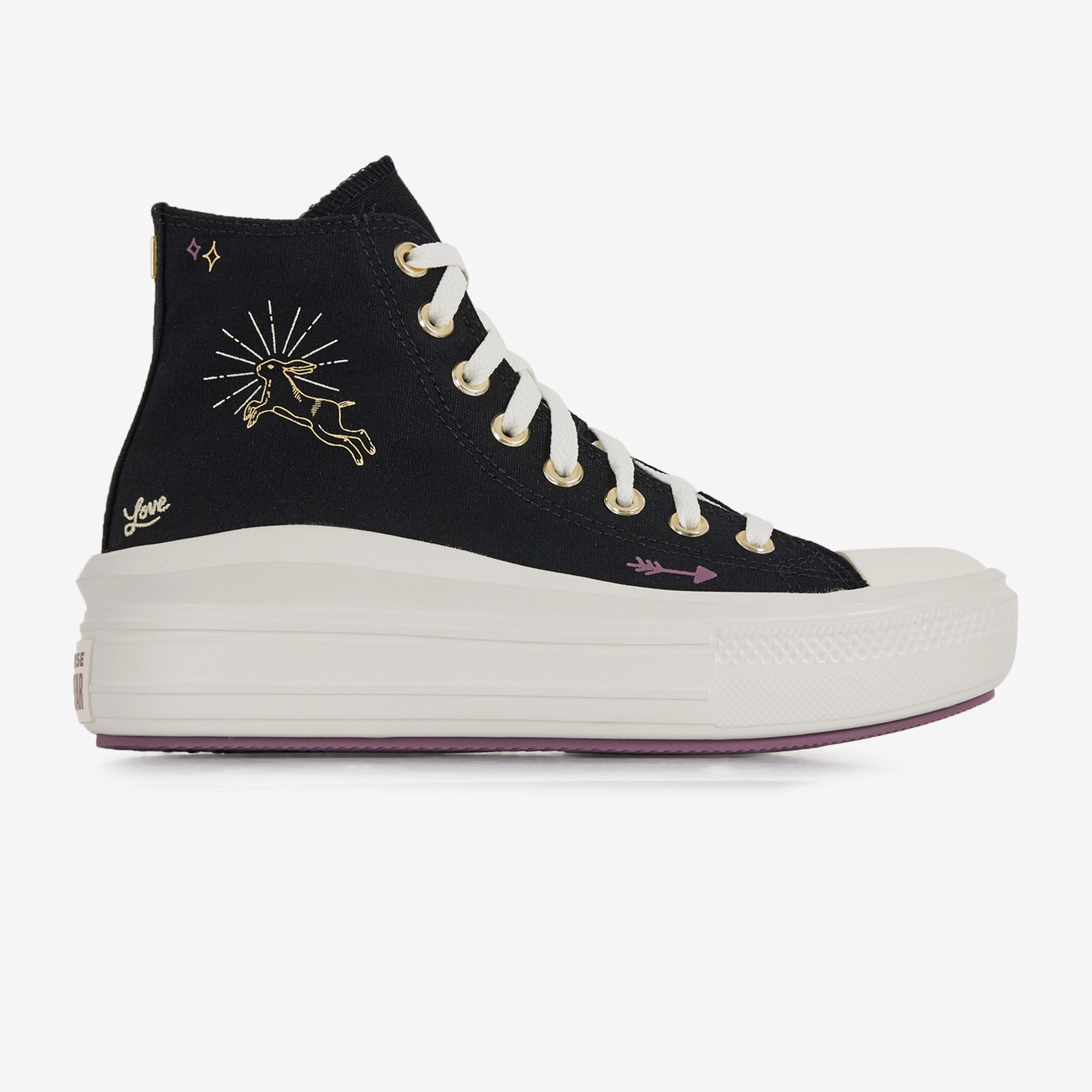 Sneakers et baskets CONVERSE FEMME NOIR Tendances 2024 Courir.be