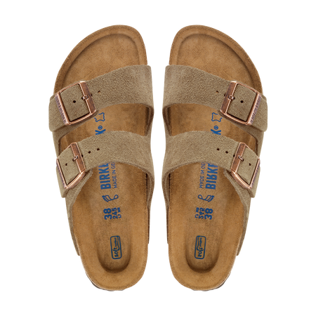 BIRKENSTOCK arizona ARIZONA SUEDE TAUPE BEIGE HOMME