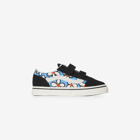 VANS old skool OLD SKOOL FLOWERS V NOIR/BLEU B&Eacute;B&Eacute;