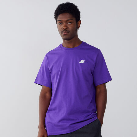 NIKE TEE SHIRT CLUB VIOLET/BLANC HOMME