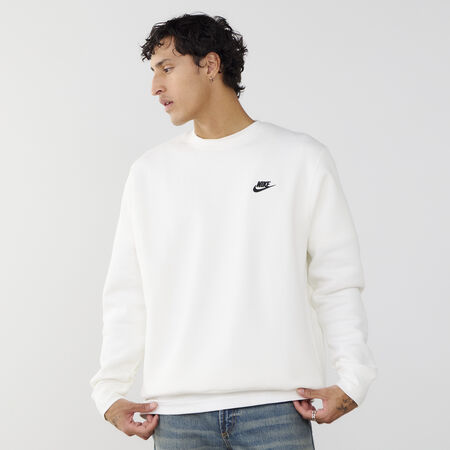 NIKE SWEAT CREW CLUB BLANC HOMME