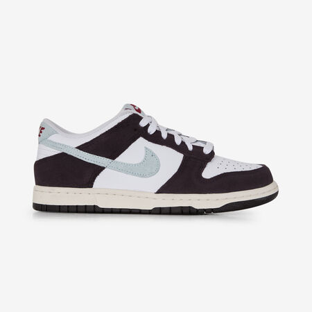 NIKE dunk DUNK LOW SUEDE BLANC/MARINE JUNIOR