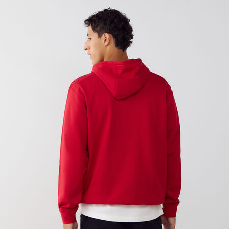 JORDAN HOODIE CENTERED LOGO DRI-FIT ROUGE HOMME