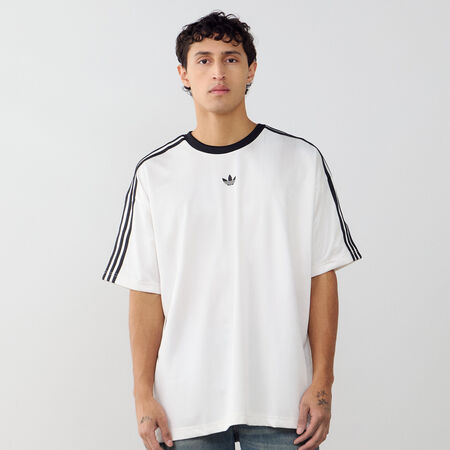 ADIDAS ORIGINALS JERSEY TREFOIL BLANC HEREN