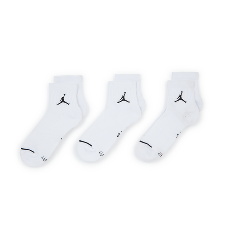 JORDAN CHAUSSETTES X3 QUARTER JUMPMAN BLANC/NOIR HOMME