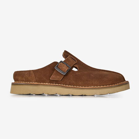 CLARKS SOLSBURY MULE MARRON HOMME