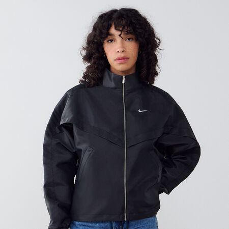 NIKE JACKET TRACKSUIT SHINE NOIR FEMME