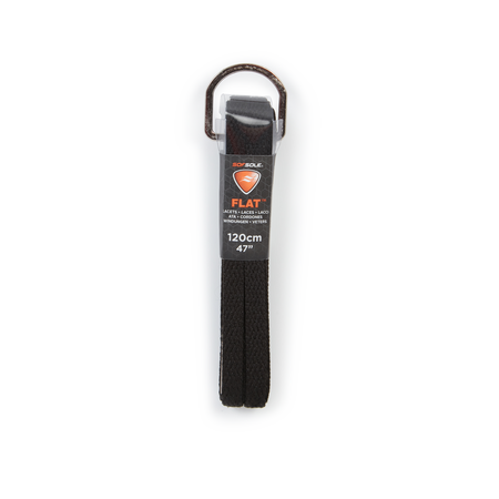 SOFSOLE LACET PLAT 120 CM NOIR MIXTE