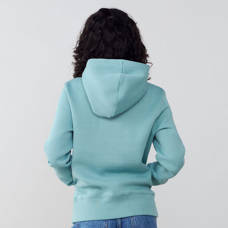 NIKE HOODIE CLUB CENTERED LOGO BLEU DAMES