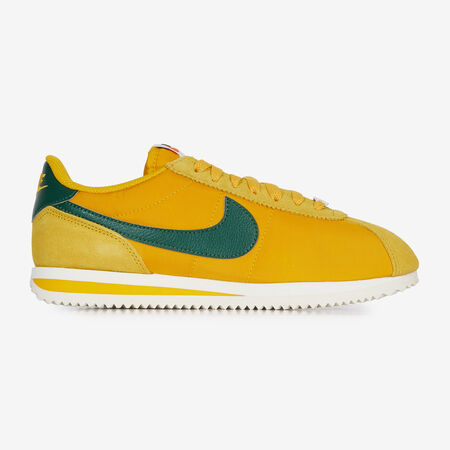 NIKE cortez CORTEZ NYLON JAUNE/VERT FEMME