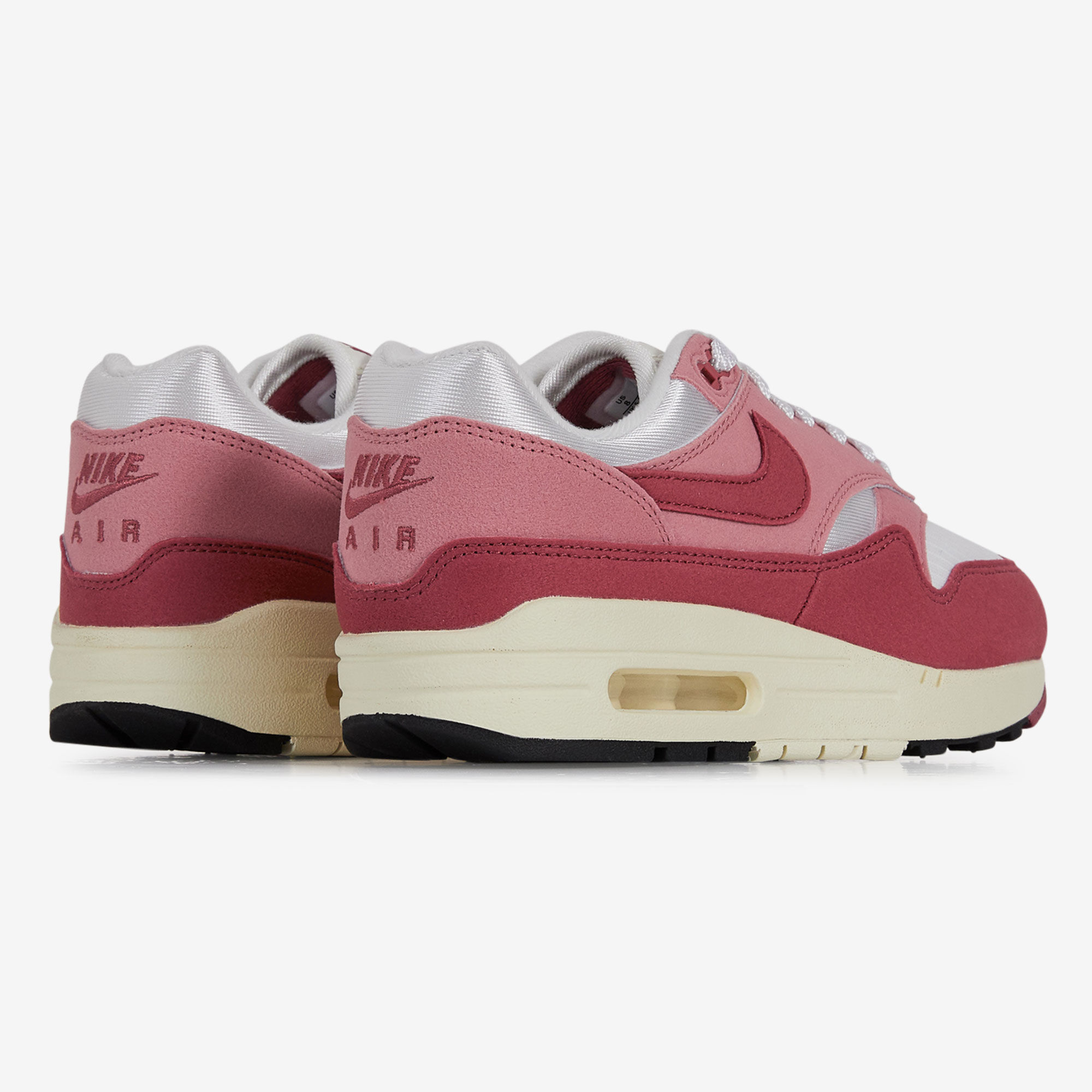 NIKE AIR MAX 1 WIT ROZE SNEAKERS DAMES Courir.be
