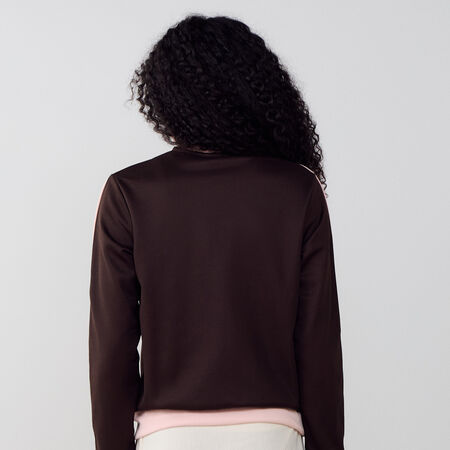 ADIDAS ORIGINALS JACKET FZ CLASSIC MARRON/ROSE FEMME