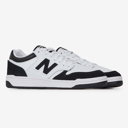 NEW BALANCE 480 480 SUEDE BLANC/NOIR FEMME