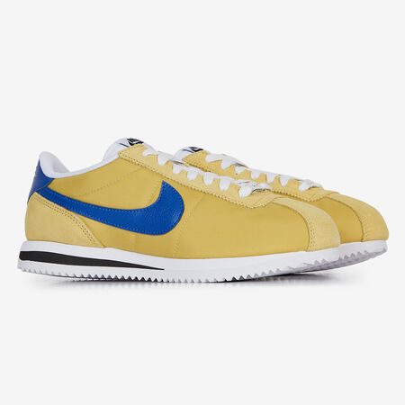 NIKE cortez CORTEZ NYLON JAUNE/BLEU FEMME