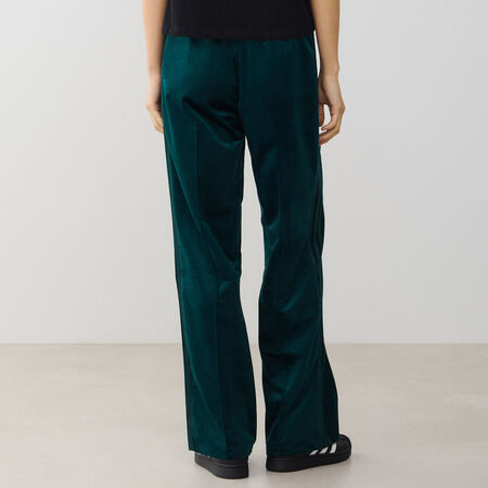 ADIDAS ORIGINALS PANT JOGGER ADICOLOR VELVET VERT DAMES