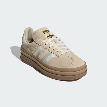 ADIDAS ORIGINALS gazelle GAZELLE BOLD PONY HAIR BEIGE/BLANC FEMME