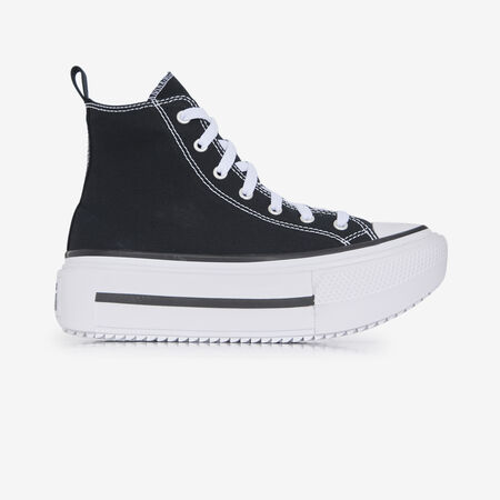 CONVERSE chuck taylor all star CHUCK TAYLOR ALL STAR LIFT DOUBLE STACK NOIR/BLANC JUNIOR