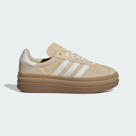 ADIDAS ORIGINALS gazelle GAZELLE BOLD PONY HAIR BEIGE/BLANC FEMME