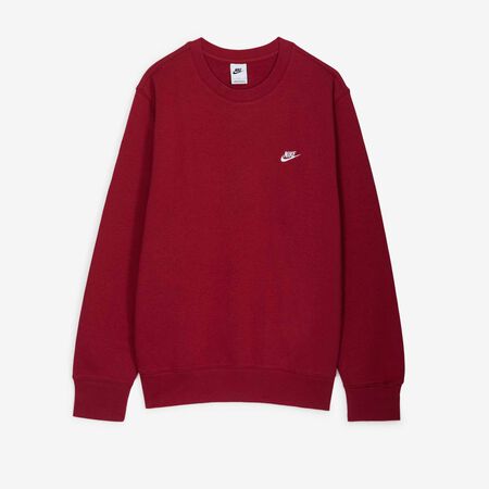 NIKE SWEAT CREW CLUB BORDEAUX/BLANC HEREN
