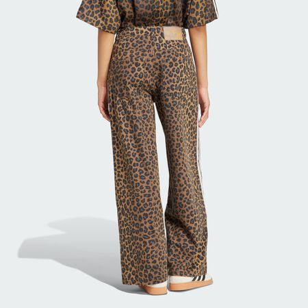 ADIDAS ORIGINALS PANT LOOSE LEO DENIM MARRON FEMME
