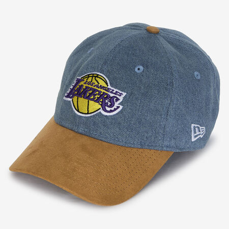 NEW ERA 9TWENTY LAKERS DENIM BLEU HOMME