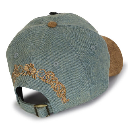 NEW ERA 9TWENTY WOMEN WESTERN BLEU/MARRON FEMME