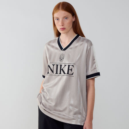 NIKE JERSEY VNECK ARGENT FEMME