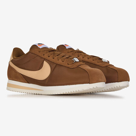 NIKE cortez CORTEZ NYLON MARRON/ROSE FEMME