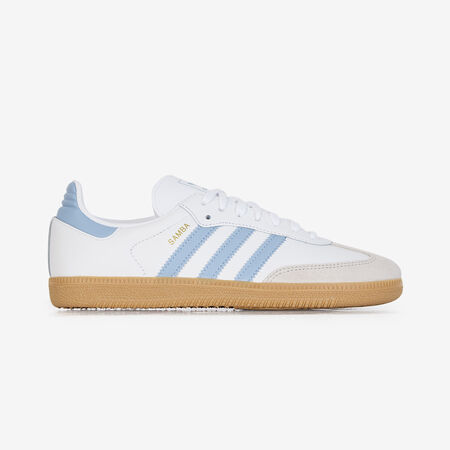ADIDAS ORIGINALS SAMBA OG BLANC/BLEU JUNIOR