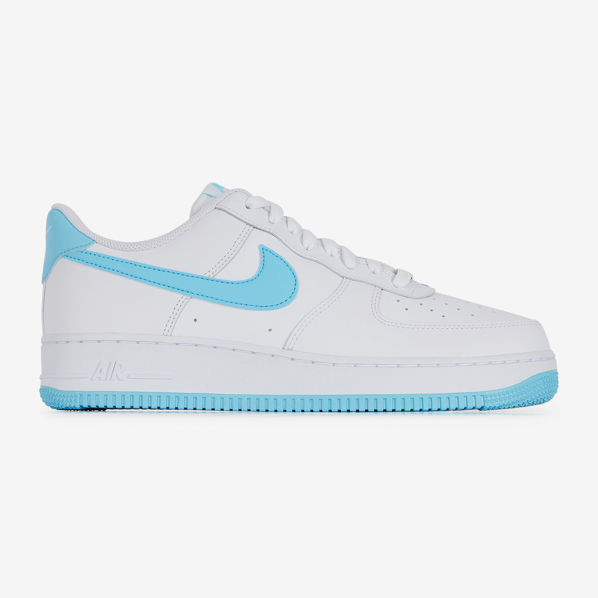 NIKE AIR FORCE 1 LOW WIT BLAUW SNEAKERS HEREN Courir.be