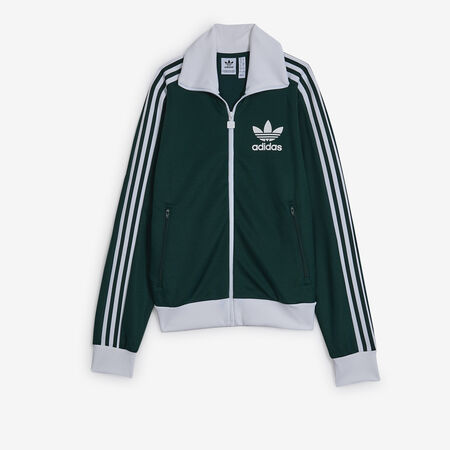 ADIDAS ORIGINALS JACKET FZ ADICOLOR CLASSICS VERT/BLANC DAMES