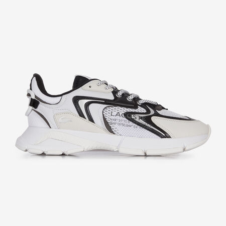 LACOSTE l00 L003 NEO RIPSTOP BLANC/NOIR HOMME