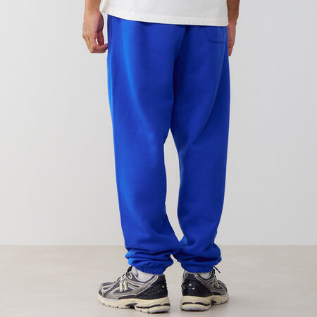 NEW BALANCE PANT JOGGER SMALL LOGO BLEU/BLANC HEREN