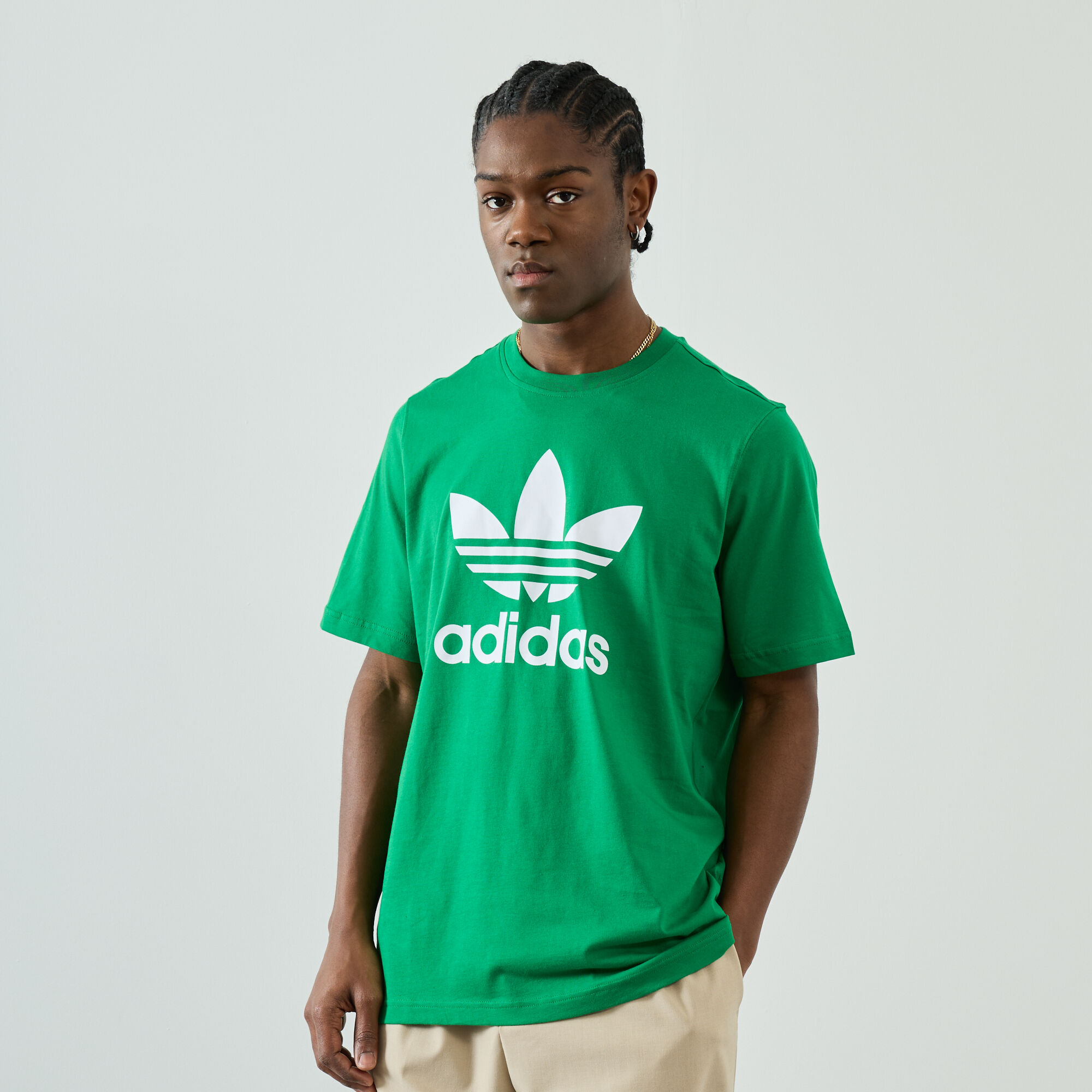 T shirt adidas homme vert top