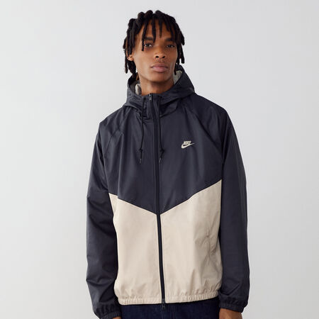 NIKE JACKET WINDRUNNER FZ NOIR/ECRU HEREN