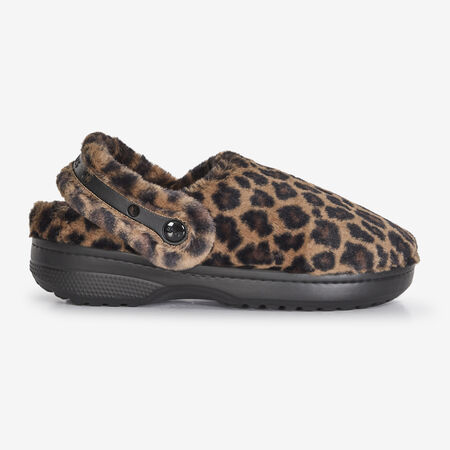 CROCS UNFURGETTABLE CLOG LEOPARD BEIGE/MARRON DAMES