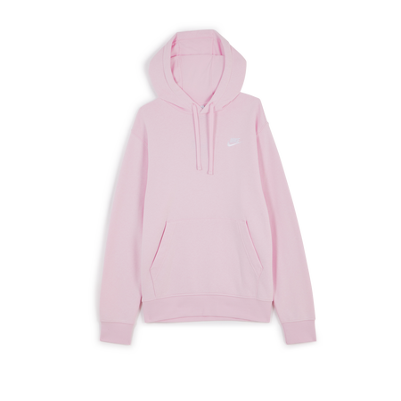 NIKE HOODIE CLUB SMALL LOGO ROSE HOMME
