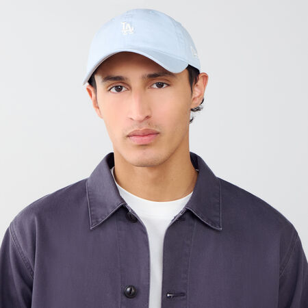 NEW ERA 9TWENTY LA WASHED MINI LOGO BLEU/BLANC HOMME