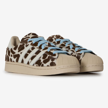 ADIDAS ORIGINALS superstar SUPERSTAR II GIRAFE PONY HAIR MARRON/BLANC FEMME