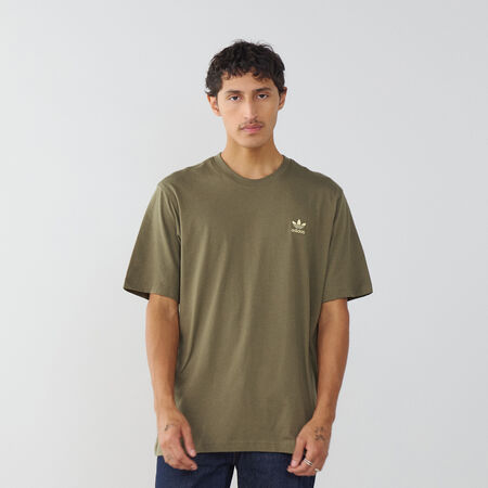 ADIDAS ORIGINALS TEE SHIRT ESSENTIAL TREFOIL KAKI HOMME