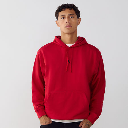 JORDAN HOODIE CENTERED LOGO DRI-FIT ROUGE HOMME