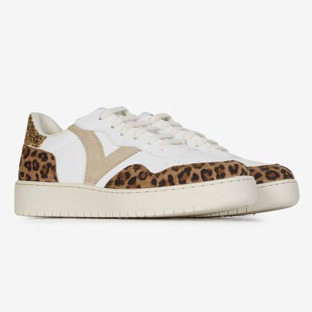 VICTORIA MADRID CHEETAH BLANC/BEIGE DAMES