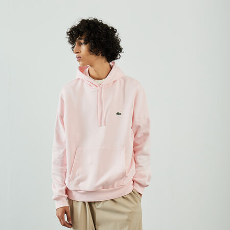 LACOSTE HOODIE CLASSIC LOGO ROZE HEREN
