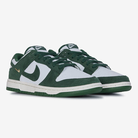 NIKE DUNK LOW SUEDE VERT/BLANC HEREN