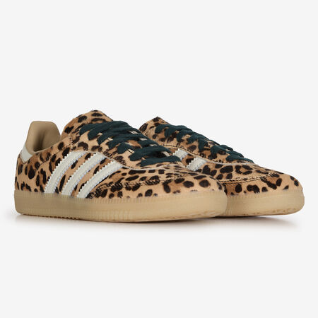 ADIDAS ORIGINALS samba SAMBA LEOPARD MARRON/NOIR DAMES